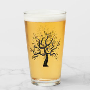 Copo De Pint Árvore da arte da vida