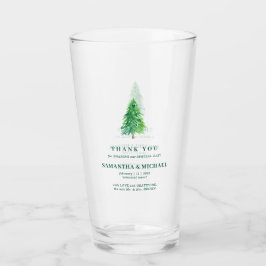 Copo De Pint Árvore da Floresta de Natal | Casamento Simples Mo