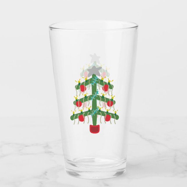 Copo De Pint Árvore de Natal (Frente)
