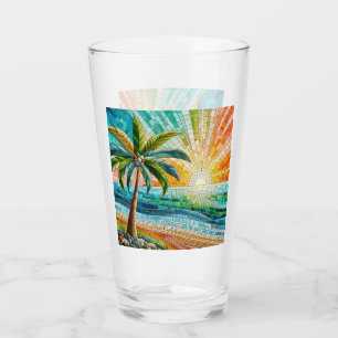 Copo De Pint Árvore Tropical de Praia Sunset
