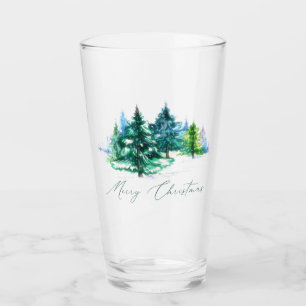 Copo De Pint Árvores aquarela