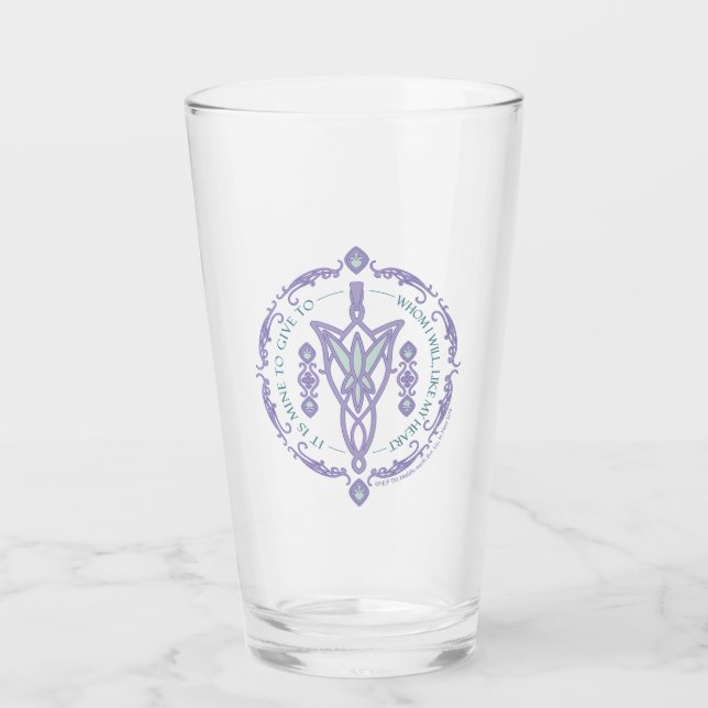 Copo De Pint ARWEN™ Evenstar Gráfico de Citação (Frente)