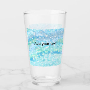 Copo De Pint As estrelas brilhantes azul-céu simples adicionam