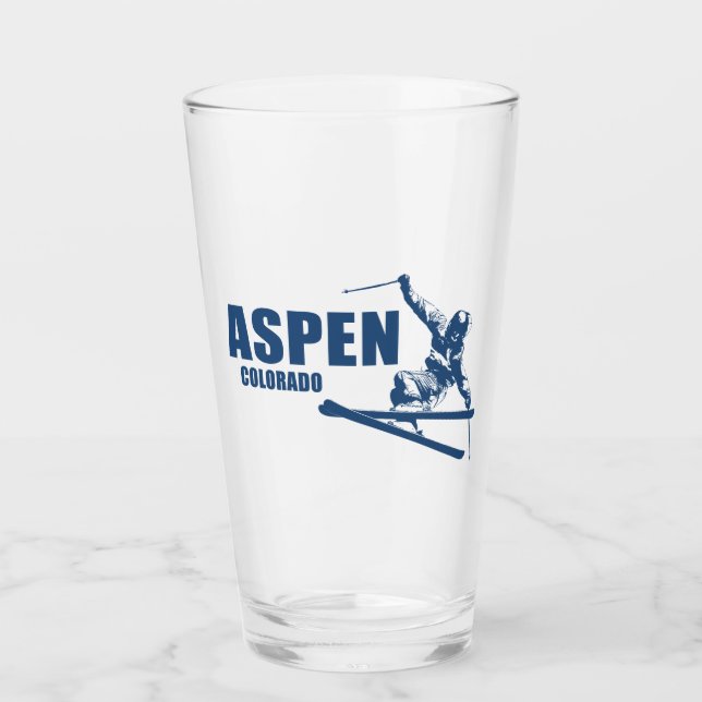 Copo De Pint Aspen Colorado Skier (Frente)