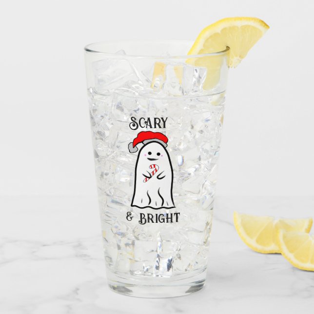 Copo De Pint Assustador e doce brilhante Cane Ghost (Gelo traseiro)