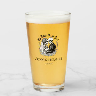 Copo De Pint Até que a morte nos separe do casamento personaliz
