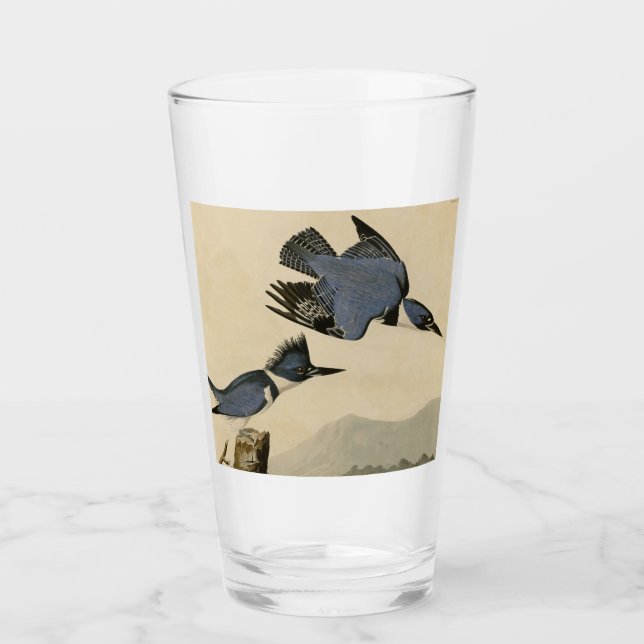 Copo De Pint Audubon Belfisher Kingfisher Wildlife Bird (Frente)
