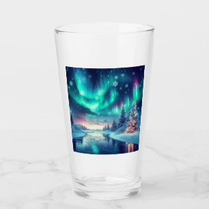 Copo De Pint aurora borealis/Natal/Inverno