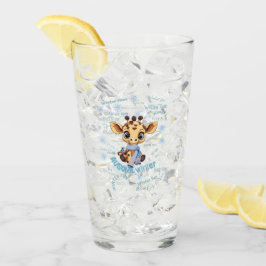 Copo De Pint Ausome Inverno – Girafa de Floco de Neve Única