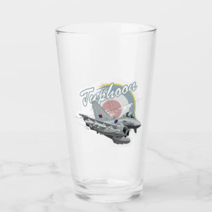 Copo De Pint Avião-caça-caricatura