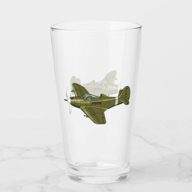 Copo De Pint Avião retrógrado de animação (Frente)