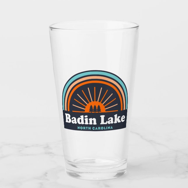 Copo De Pint Badin Lake North Carolina Rainbow (Frente)