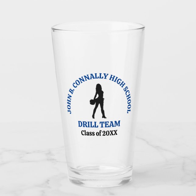 Copo De Pint Bailarina Personalizada da Equipe de Dança do Ensi (Frente)
