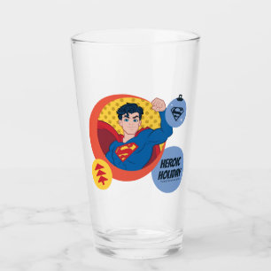 Copo De Pint Balança de Feriado do Super-Homem da Liga da Just