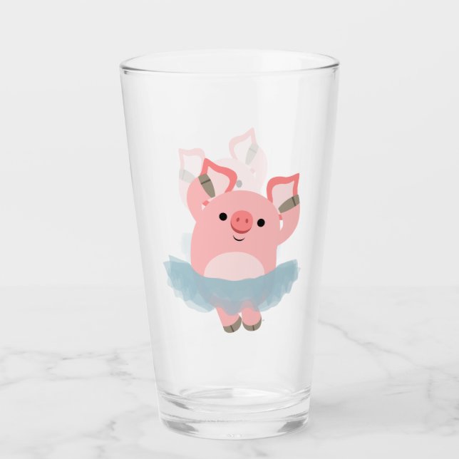 Copo De Pint Ballerina Pig (Frente)