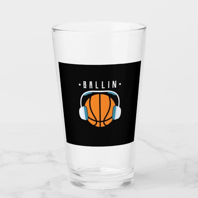 Copo De Pint Ballin Basball Art (Frente)