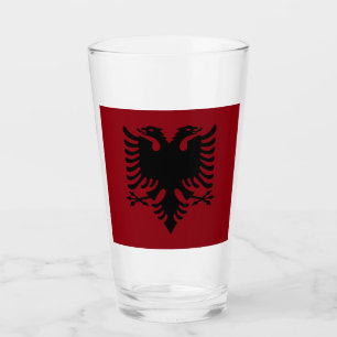 Copo De Pint Bandeira albanesa