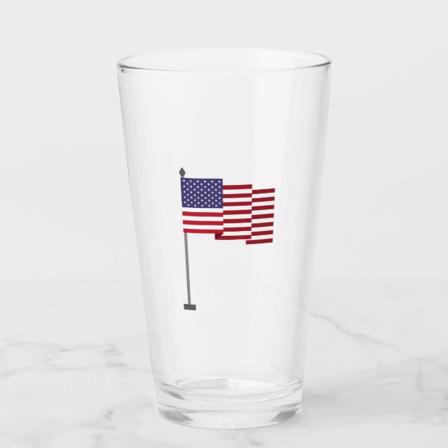 Copo De Pint bandeira americana (Frente)