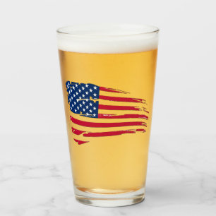 Copo De Pint Bandeira Americana Tatuada