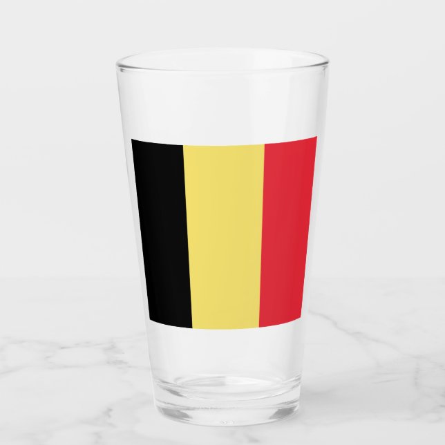 Copo De Pint Bandeira belga (Frente)
