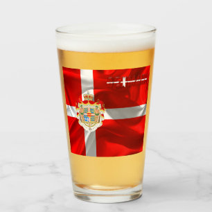 Copo De Pint Bandeira-casaco de armas da Dinamarca