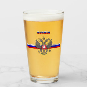 Copo De Pint Bandeira-casaco de armas russa