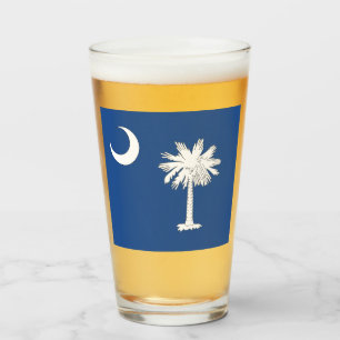Copo De Pint bandeira da Carolina do Sul