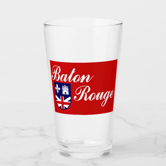 Copo De Pint Bandeira de Baton Rouge (Louisiana) (Frente)