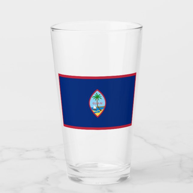 Copo De Pint Bandeira de Guam (Frente)
