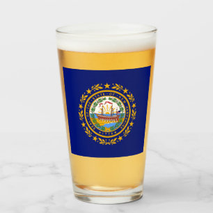 Copo De Pint Bandeira de New Hampshire