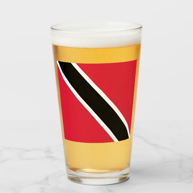 Copo De Pint Bandeira de Trinidad e Tobago          (Frente (Preenchido))