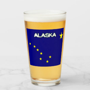 Copo De Pint bandeira do Alasca