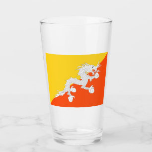 Copo De Pint Bandeira do Butão (Butão) (Dragão do Trovão)