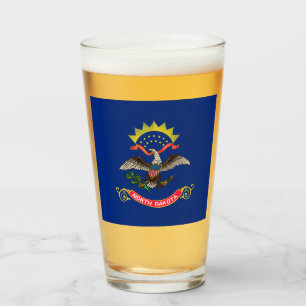 Copo De Pint Bandeira do Dakota do Norte