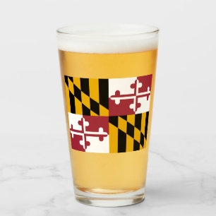 Copo De Pint Bandeira do Estado de Maryland