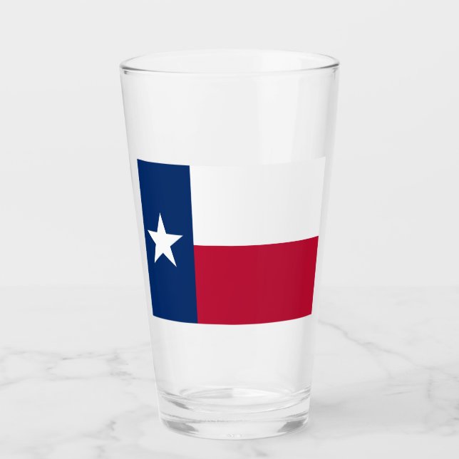 Copo De Pint Bandeira do Estado Texano (Texas) (Frente)
