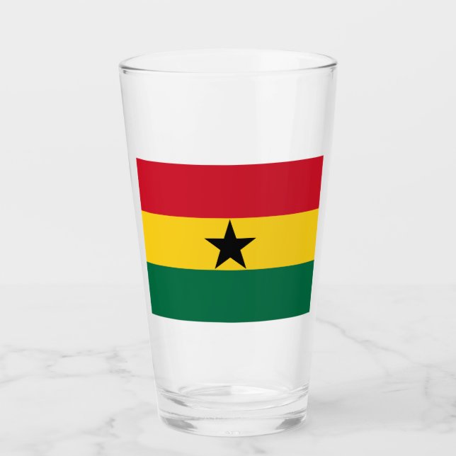 Copo De Pint Bandeira do Gana (Frente)