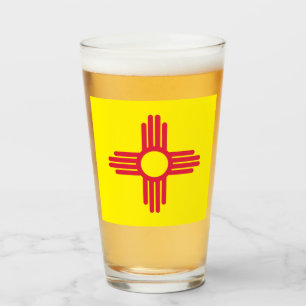Copo De Pint Bandeira do Novo México