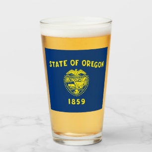 Copo De Pint bandeira do Oregon