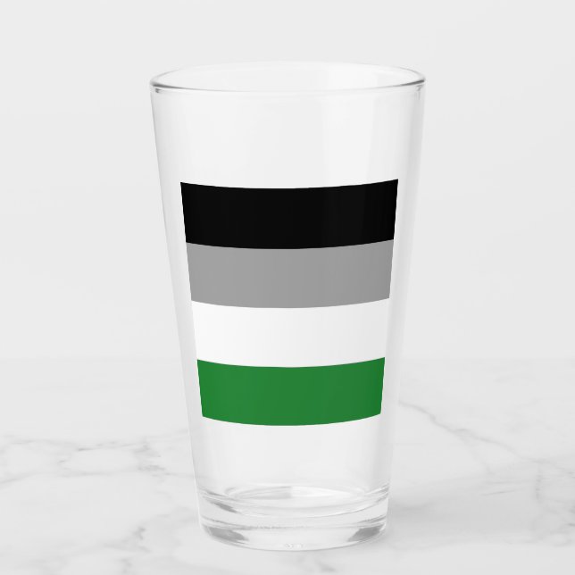 Copo De Pint Bandeira do Orgulho Androfilia (Frente)