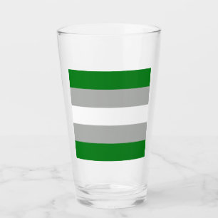 Copo De Pint Bandeira do Orgulho Cinza-romântico