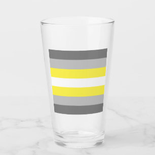 Copo De Pint Bandeira do Orgulho Demigênero