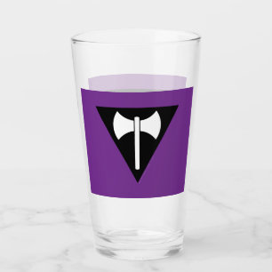 Copo De Pint bandeira do orgulho lésbico SlipperyJoe feminista 