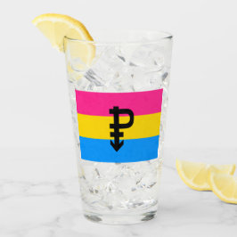 Copo De Pint Bandeira do Orgulho Pansexual