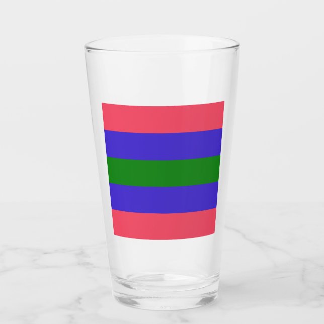 Copo De Pint Bandeira do Orgulho Trigênero (Frente)