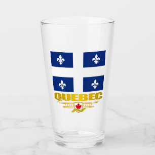 Copo De Pint Bandeira do Quebec