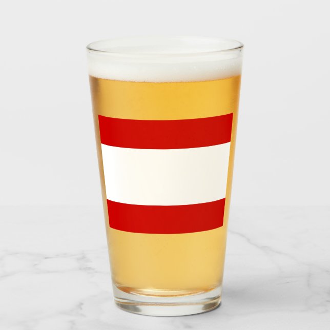 Copo De Pint Bandeira do Taiti (Frente (Preenchido))