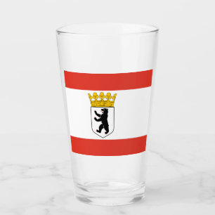 Copo De Pint Bandeira do Vidro de Berlim