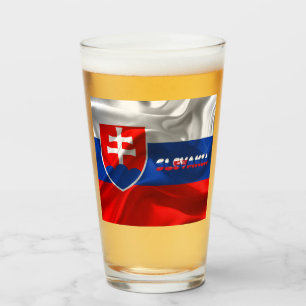 Copo De Pint Bandeira eslovaca