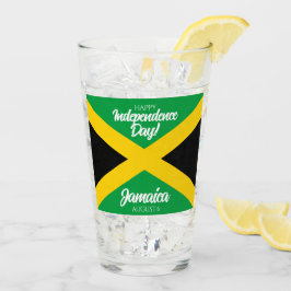 Copo De Pint Bandeira Nacional do Dia da Independência da Jamai